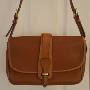Dooney & Bourke vintage leather brass crossbody